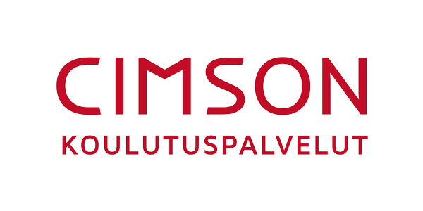 Logo: Cimson koulutuspalvelut, punainen